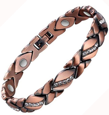 Electroplated Gold Pure Copper Magnetic Therapy Bracelet