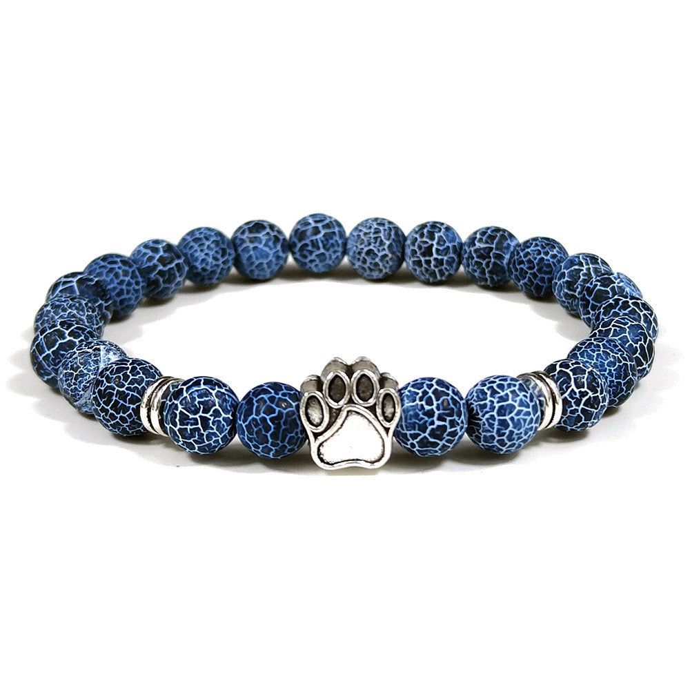 Natural Couple Elastic Beaded Bracelet