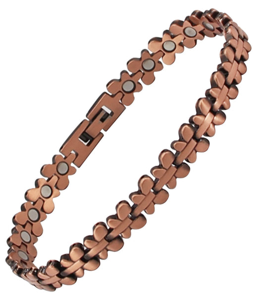 Electroplated Gold Pure Copper Magnetic Therapy Bracelet