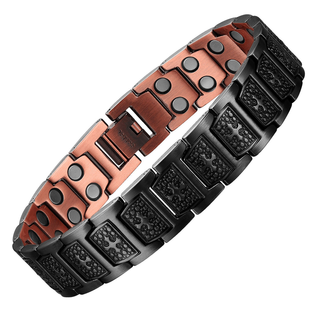 Electroplated Gold Pure Copper Magnetic Therapy Bracelet