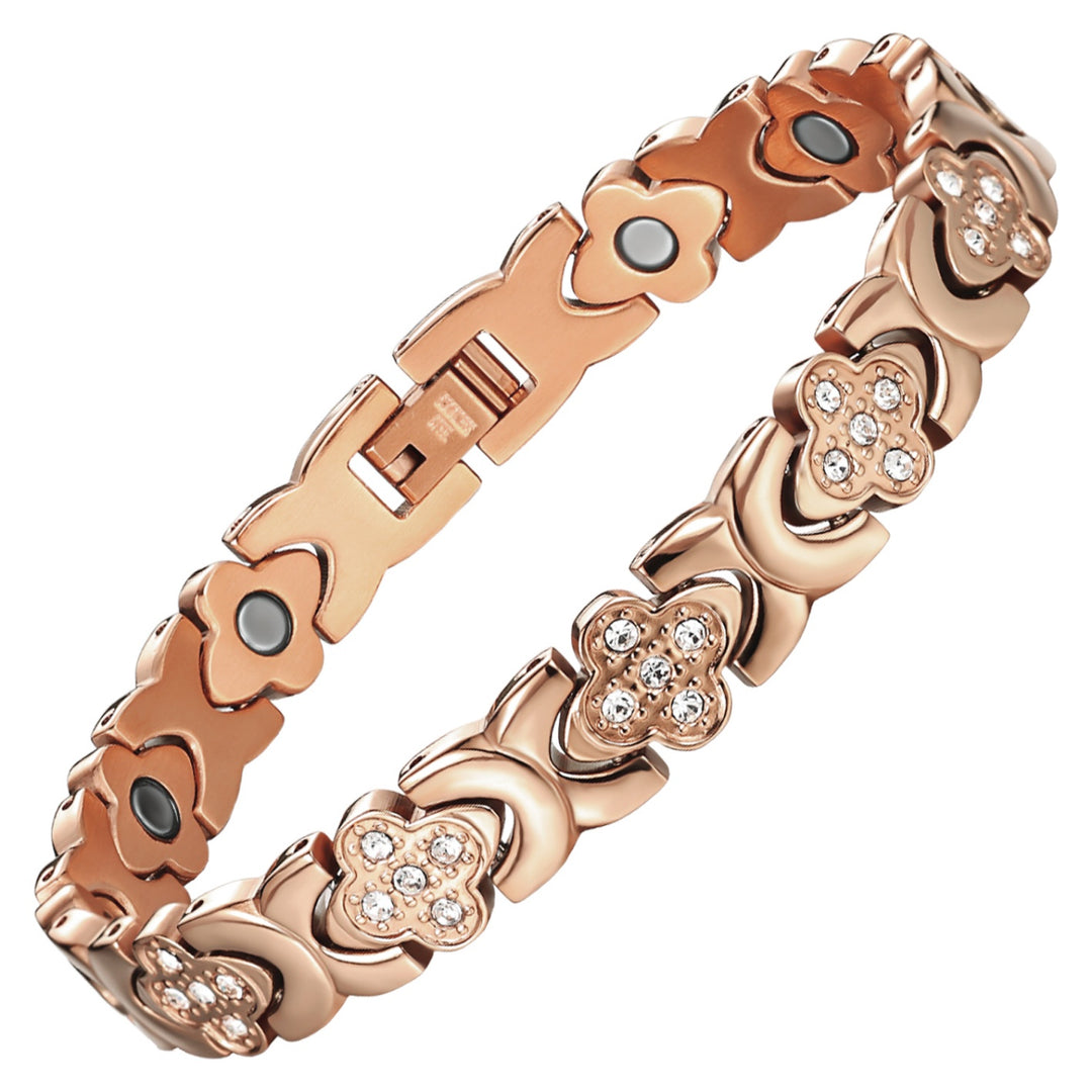 Electroplated Gold Pure Copper Magnetic Therapy Bracelet
