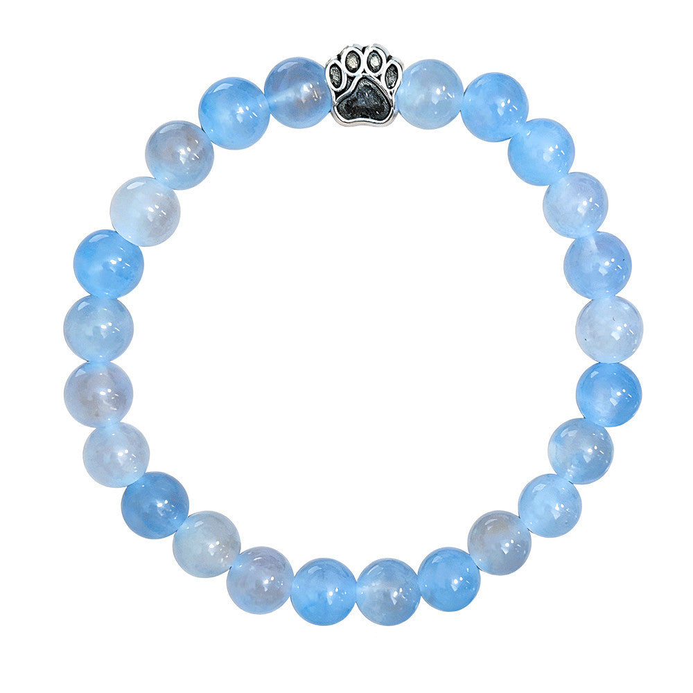 Natural Couple Elastic Beaded Bracelet