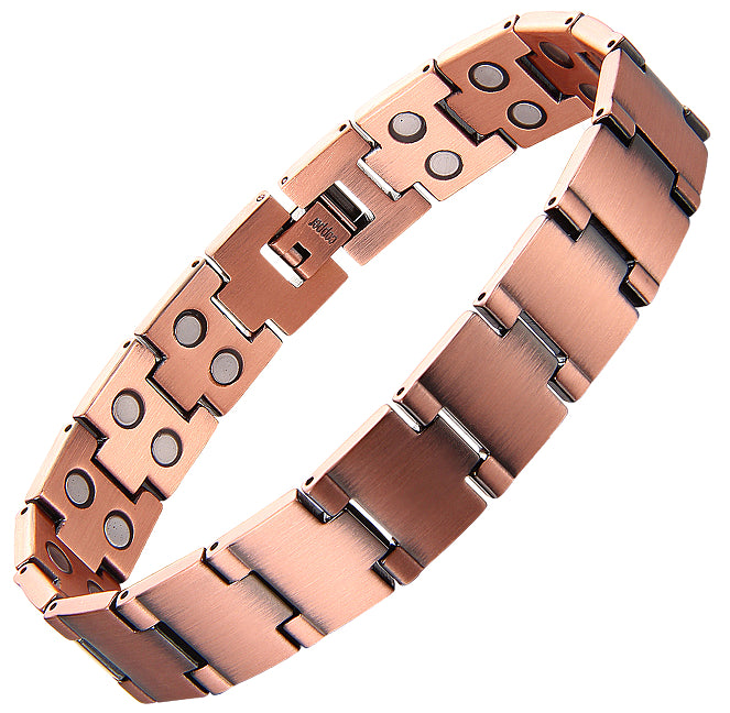 Electroplated Gold Pure Copper Magnetic Therapy Bracelet