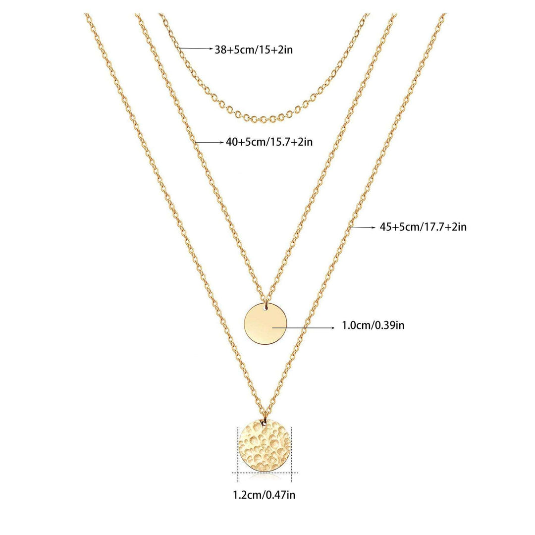 14K Gold Layered Choker Necklace