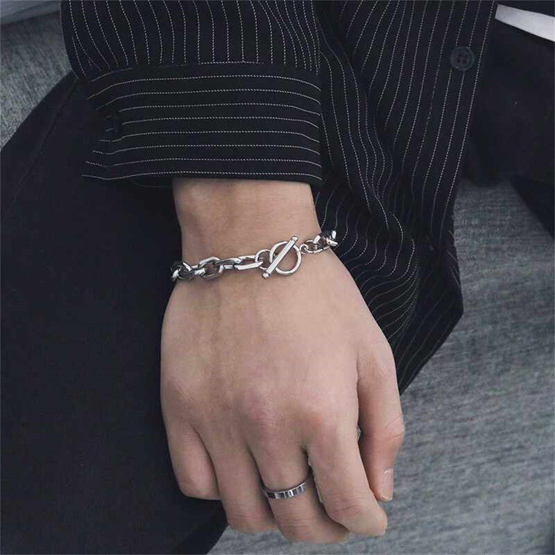 S925 Sterling Silver Cuba Bracelet Men