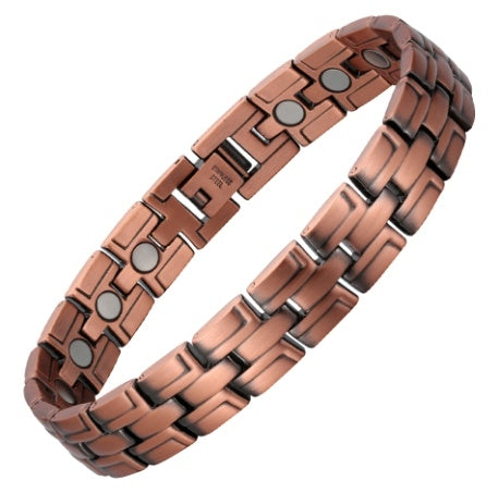 Electroplated Gold Pure Copper Magnetic Therapy Bracelet