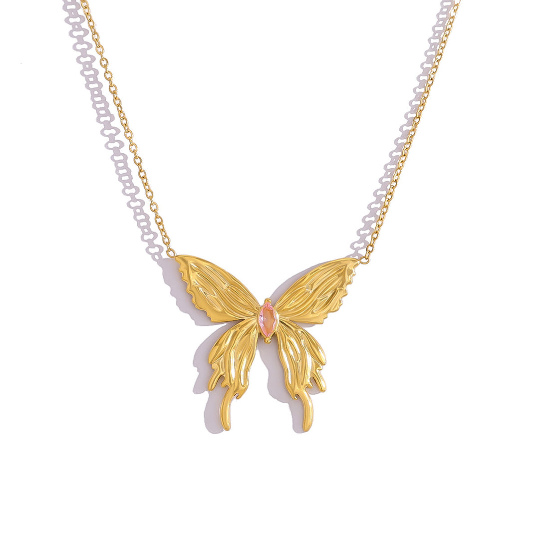 Fashionable Minimalist Versatile 3D Butterfly Necklace