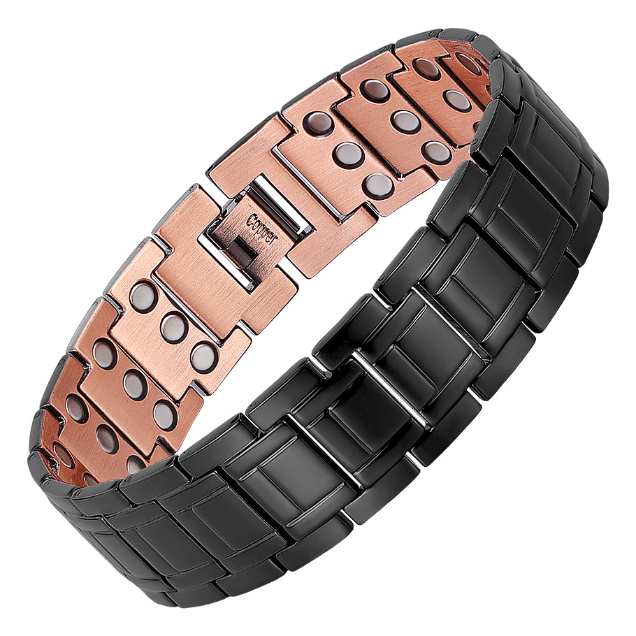 Electroplated Gold Pure Copper Magnetic Therapy Bracelet